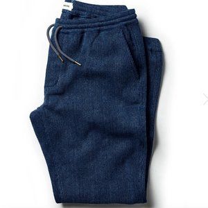 Taylor Stitch The Après Pant in Indigo Waffle Size L Large